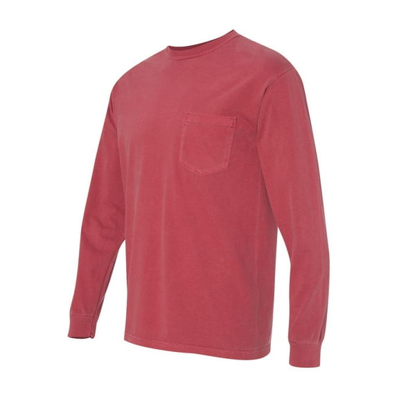 Comfort Colors - Garment-Dyed Heavyweight Long Sleeve Pocket T-Shirt - 4410