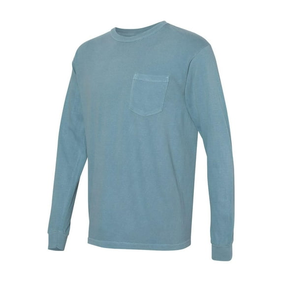 Comfort Colors - Garment-Dyed Heavyweight Long Sleeve Pocket T-Shirt - 4410