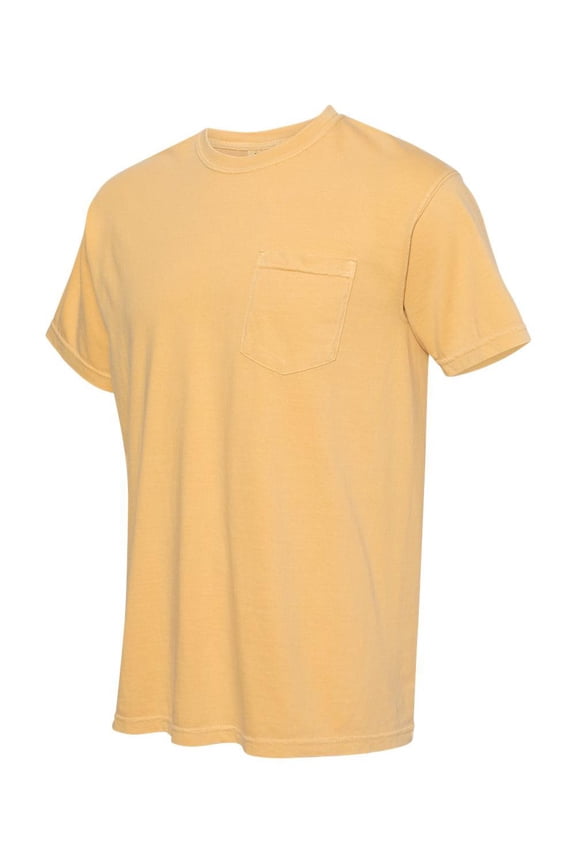 - Garment-Dyed Heavyweight Long Sleeve Pocket T-Shirt - 4410