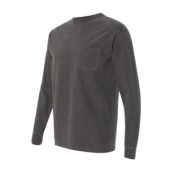 Comfort Colors - Garment-Dyed Heavyweight Long Sleeve Pocket T-Shirt - 4410