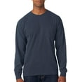 thumbnail image 1 of Comfort Colors Adult Long Sleeve Pocket Tee , C4410 , Blue Jean , X-Large, 1 of 1