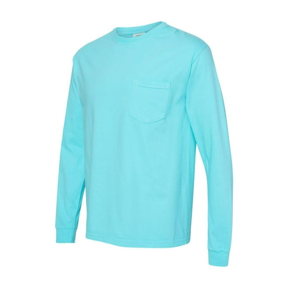 Comfort Colors - Garment-Dyed Heavyweight Long Sleeve Pocket T-Shirt - 4410