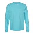 thumbnail image 1 of Comfort Colors T-Shirts - Long Sleeve Garment Dyed Heavyweight Ringspun Long Sleeve Pocket T-Shirt 4410, 1 of 3