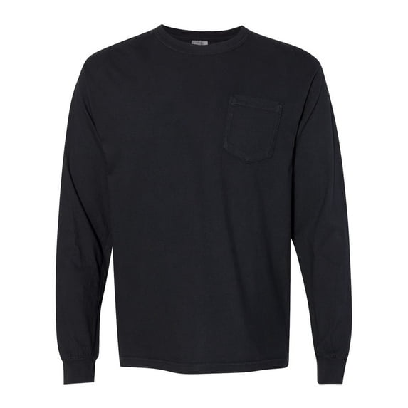 Comfort Colors Garment-Dyed Heavyweight Long Sleeve Pocket T-Shirt