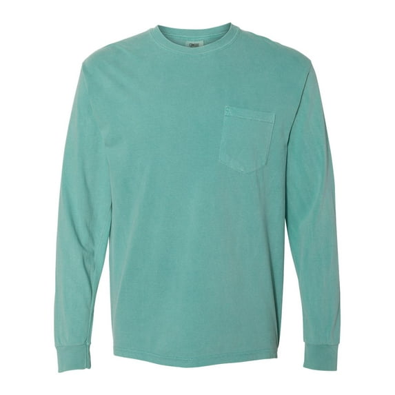 Comfort Colors Garment-Dyed Heavyweight Long Sleeve Pocket T-Shirt