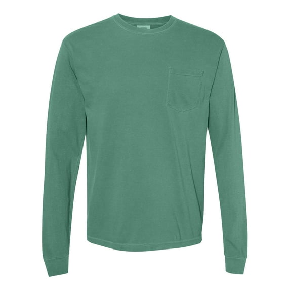 Comfort Colors Garment-Dyed Heavyweight Long Sleeve Pocket T-Shirt