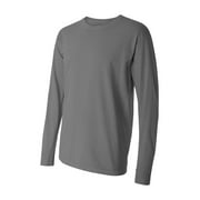 Comfort Colors - Garment-Dyed Heavyweight Long Sleeve T-Shirt - 6014 - Grey - Size: M