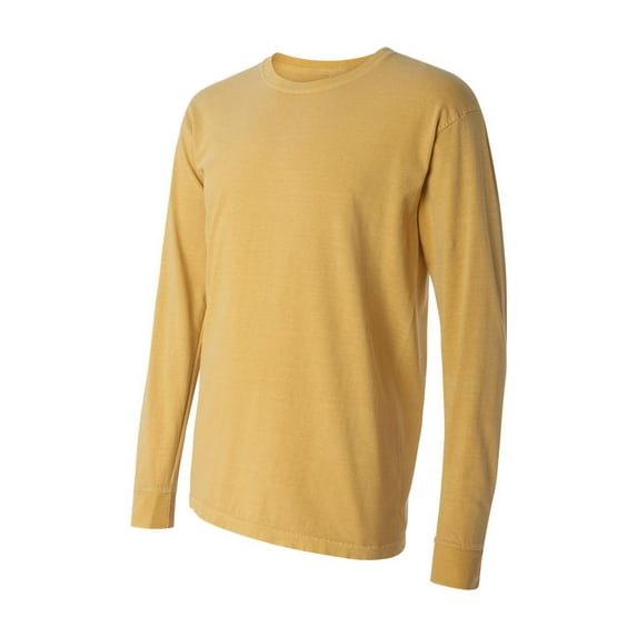 Comfort Colors - Garment-Dyed Heavyweight Long Sleeve T-Shirt - 6014 - Mustard