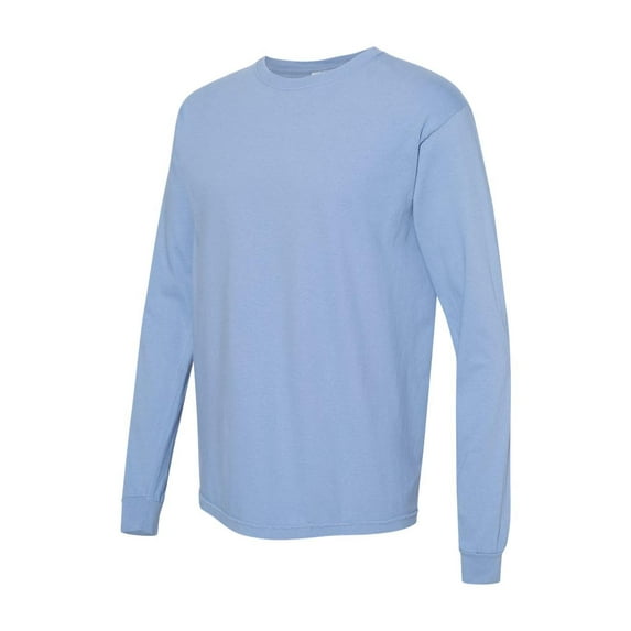 Comfort Colors - Garment-Dyed Heavyweight Long Sleeve T-Shirt - 6014 - Washed Denim