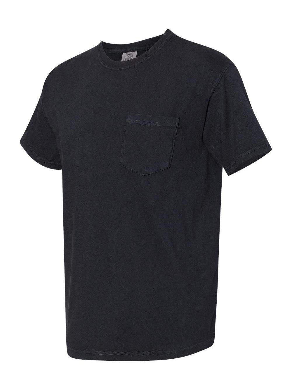 Black Pocket Tee