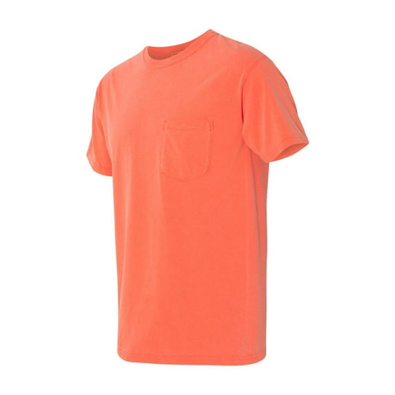 Comfort Colors - Garment-Dyed Heavyweight Pocket T-Shirt - 6030 - Bright Salmon