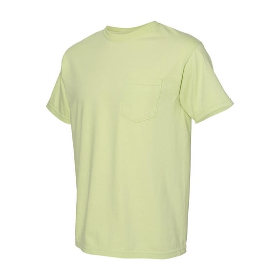 Comfort Colors - Garment-Dyed Heavyweight Pocket T-Shirt - 6030 - Celadon - Size: 3XL