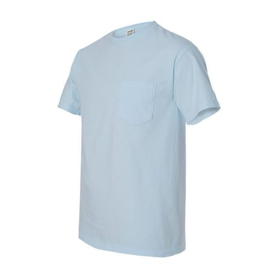 Comfort Colors - Garment-Dyed Heavyweight Pocket T-Shirt - 6030 - Chambray - Size: L