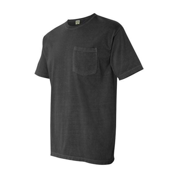 Comfort Colors - Garment-Dyed Heavyweight Pocket T-Shirt - 6030 - Pepper - Size: L