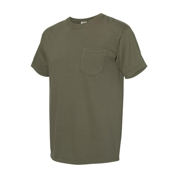 Comfort Colors - Garment-Dyed Heavyweight Pocket T-Shirt - 6030 - Sage - Size: S