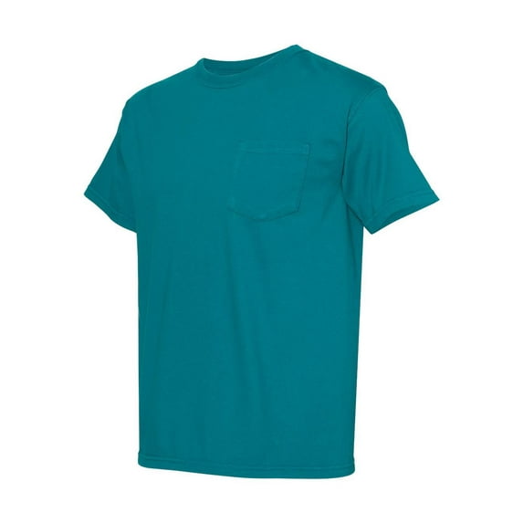 Comfort Colors - Garment-Dyed Heavyweight Pocket T-Shirt - 6030 - Topaz Blue