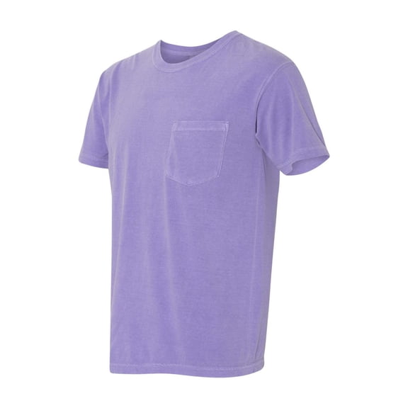 Comfort Colors - Garment-Dyed Heavyweight Pocket T-Shirt - 6030 - Violet - Size: XL