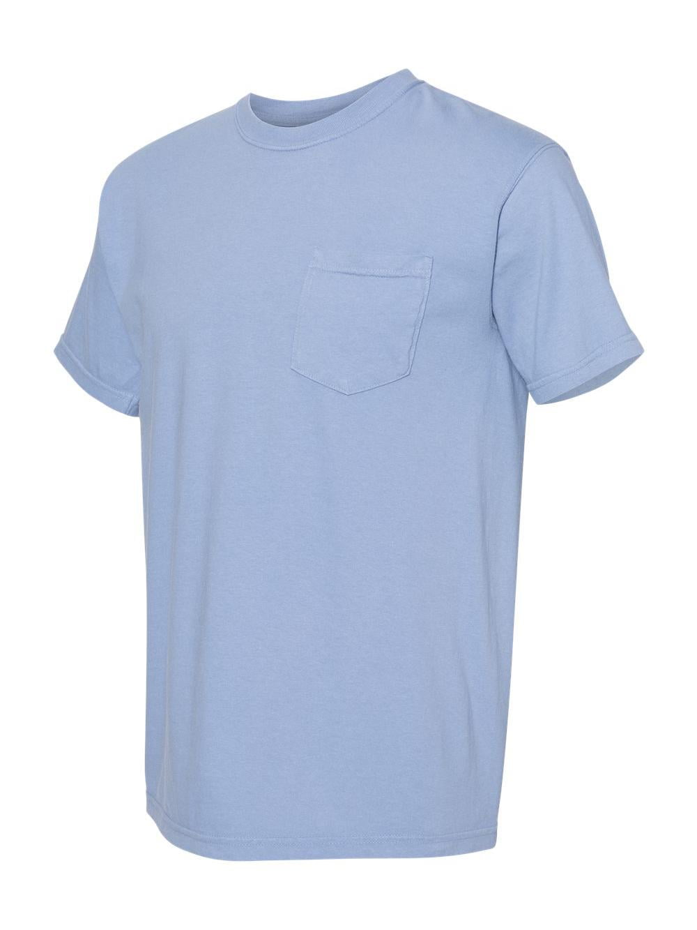 Washed Color Tee Comfort Colors - Garment-Dyed Heavyweight Pocket T-Shirt - 6030 ...