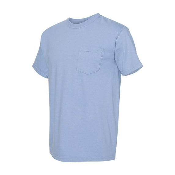 Comfort Colors - Garment-Dyed Heavyweight Pocket T-Shirt - 6030 - Washed Denim