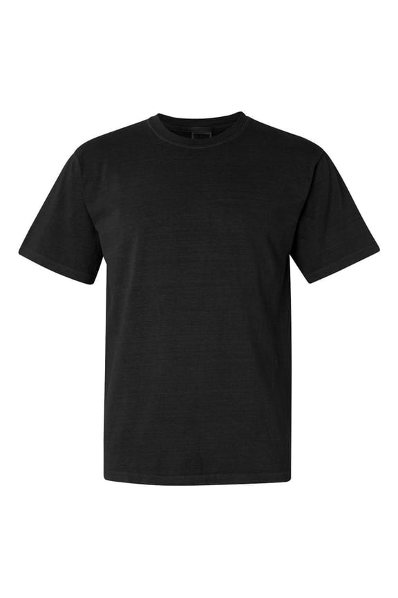 - Garment-Dyed Heavyweight T-Shirt - 1717 - Black - Size: XL
