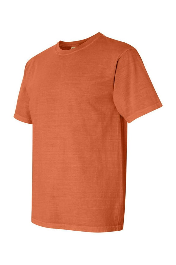 - Garment-Dyed Heavyweight T-Shirt - 1717 - Burnt Orange - Size: XL