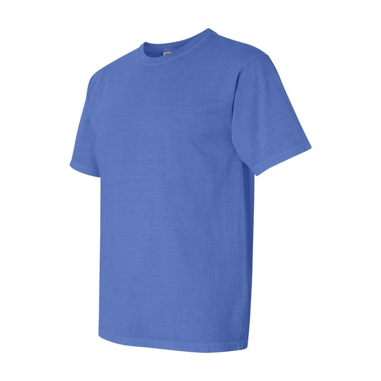 Comfort Colors - Garment-Dyed Heavyweight T-Shirt - 1717 - Flo Blue - Size:  S