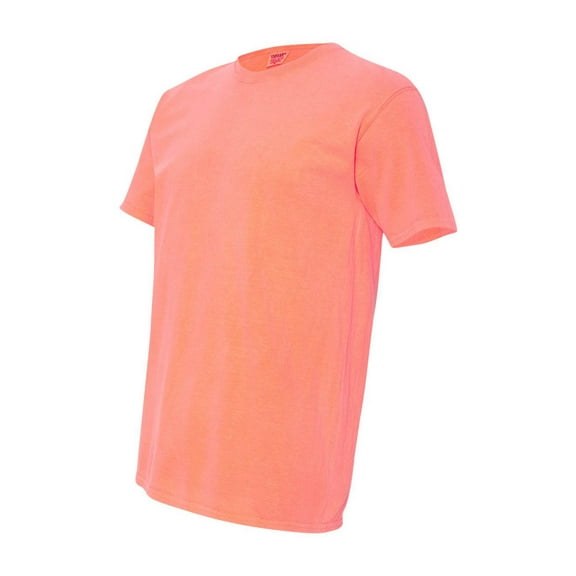 Comfort Colors - Garment-Dyed Heavyweight T-Shirt - 1717 - Neon Red Orange - Size: L