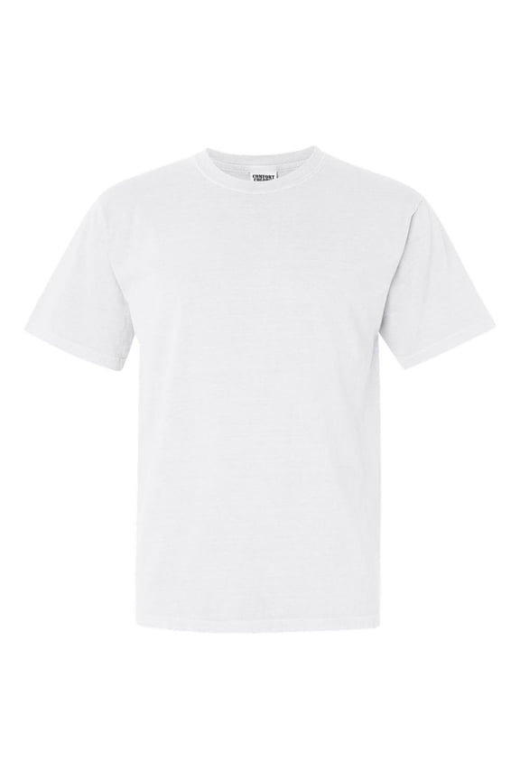 - Garment-Dyed Heavyweight T-Shirt - 1717 - White - Size: XL