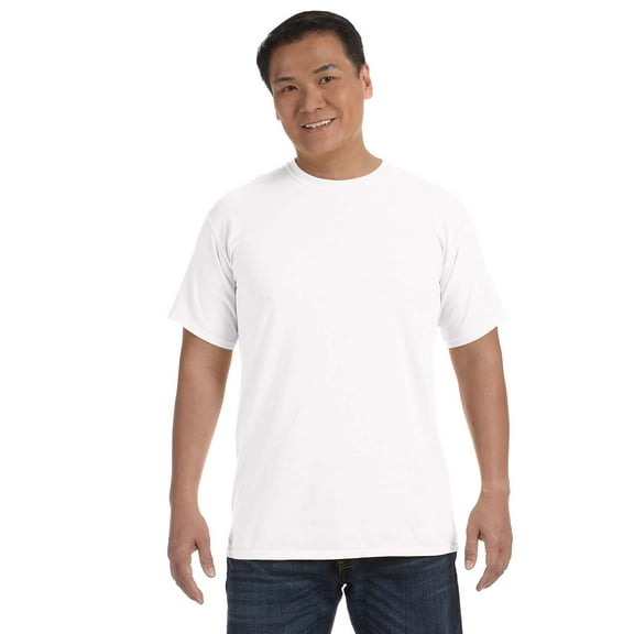 Comfort Colors - Garment-Dyed Heavyweight T-Shirt - 1717, White, XL, Pack Of 2, Mens T-Shirts