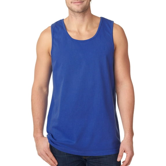Comfort Colors - Garment-Dyed Heavyweight Tank Top - 9360, Neon Blue, M