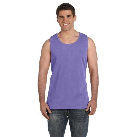 Comfort Colors - Garment-Dyed Heavyweight Tank Top - 9360, Violet, L