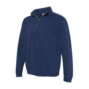 Comfort Colors - Garment-Dyed Quarter Zip Sweatshirt - 1580 - True Navy - Size: S