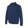 thumbnail image 1 of Comfort Colors - Garment-Dyed Quarter Zip Sweatshirt - 1580 - True Navy - Size: XL, 1 of 3