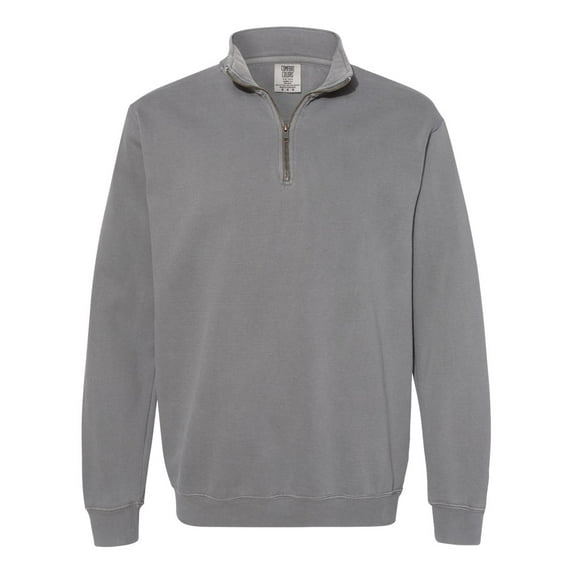 Comfort Colors Garment-Dyed Quarter Zip Sweatshirt