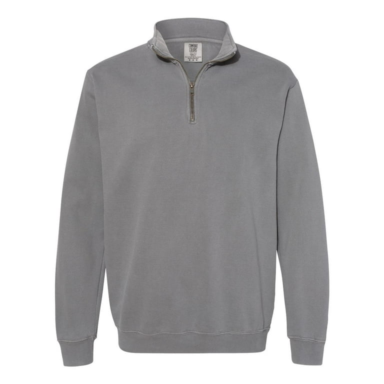 Comfort Colors Garment Dyed Quarter Zip Sweatshirt