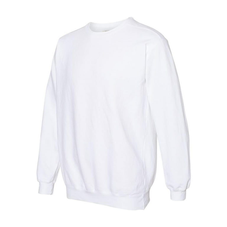 White sweatshirt plain shop