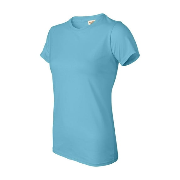 Comfort Colors - Garment-Dyed Women’s Lightweight T-Shirt - 4200 - Lagoon - Size: XS