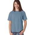 thumbnail image 1 of Comfort Colors - Garment-Dyed Youth Heavyweight T-Shirt - 9018, Ice Blue, S, 1 of 1