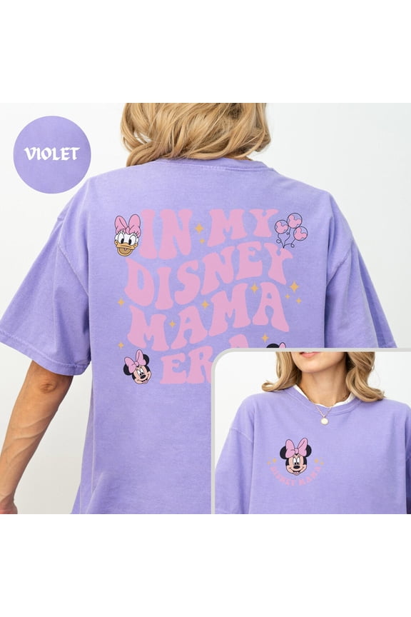 Comfort Colors In my Disney Mom era Minnie T-shirt, Pregnancy Announcement Disney New Mom and Dad Shirt