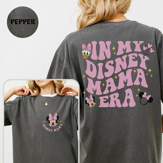 Comfort Colors In my Disney Mom era Minnie T-shirt, Pregnancy Announcement Disney New Mom and Dad Shirt