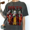 thumbnail image 1 of Comfort Colors Joker Vintage Bootleg 90s Unisex T-Shirt, Joker Graphic Tee,Orchid color,size XL, 1 of 5