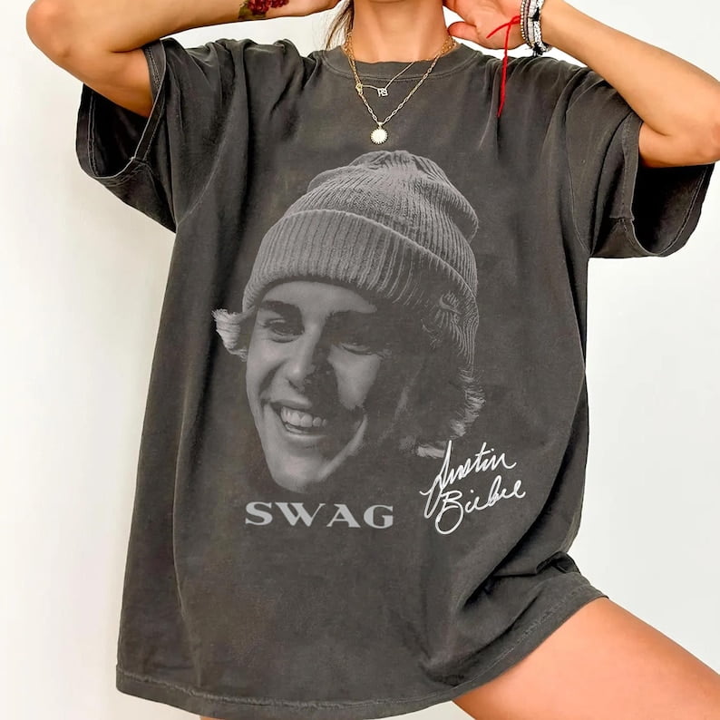 Comfort Colors Justin Bieber SWAG T-Shirt ,Album Launch Exclusive ...