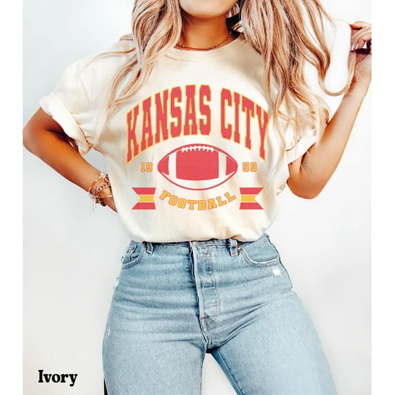 Comfort Colors Kansas Shirt, City Shirt, Gifts For Her, Football Popular Kansas City Tee, Teen Game Day Shirt