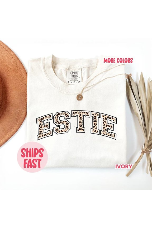 Comfort Colors® Leopard Print Esthetician Shirt, Spa Skin Care Professional Tee, Trendy Leopard Top – TSH_004