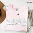 thumbnail image 1 of Comfort Colors Meet me at Midnight T-Shirt, Cinderella Inspired, Disney Girls Trip 2025, Disney Cinderella Shirt, Princess Party Gift,Blossom Color,Size 3XL, 1 of 5