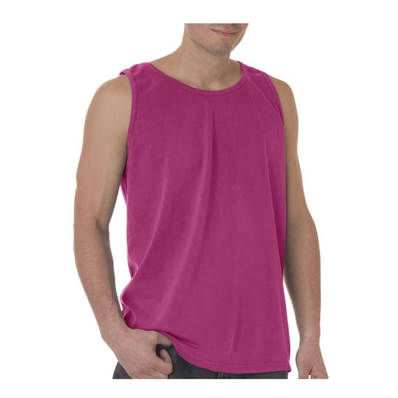 Comfort Colors - Garment-Dyed Heavyweight Tank Top - 9360, L, Raspberry