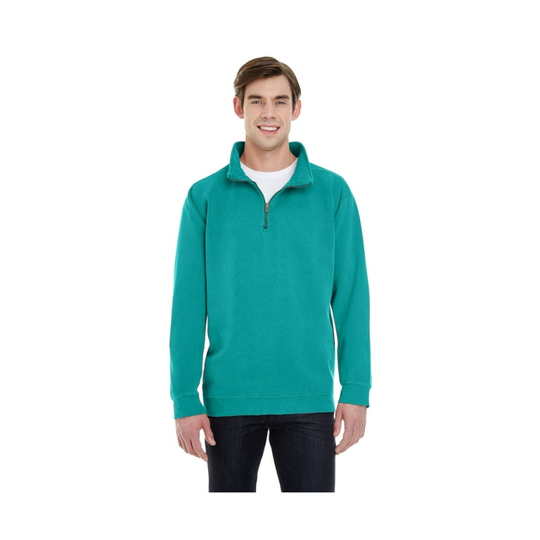 Comfort Colors Men s 9.5 oz. Quarter Zip Sweatshirt Style 1580 Walmart