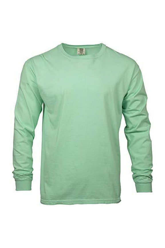 Men's Adult Long Sleeve Tee, Style 6014, Island Reef, Medium