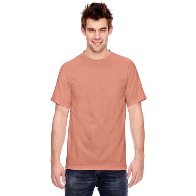 Comfort Colors Heavyweight T-Shirt – Garment-Dyed For Softness, Denim Color, Size 4XL