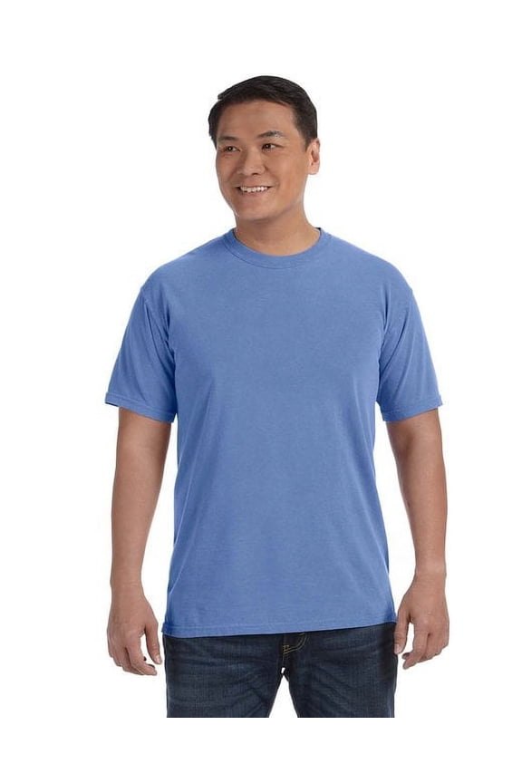 Men's Pack of 3 Garment Dyed Heavyweight Ringspun Short Sleeve T-Shirt, Multipack Sizes Upto 4XL